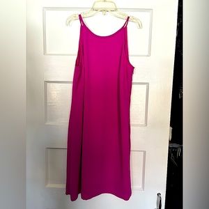 Banana republic Hot pink dress, feels like silk